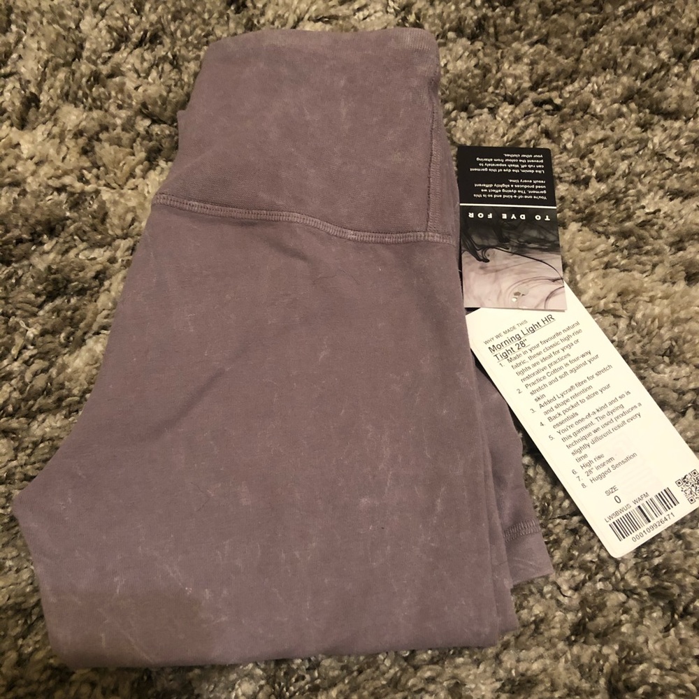 Lululemon morning light HR tight 28”